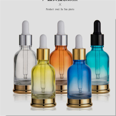 Multi Color Reusable Essential Oil Dropper Bottles Leak Proof Gradient Color