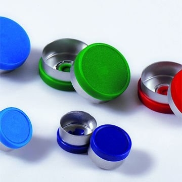 Practical Vial Flip Off Caps Eco Friendly , Ultralight Aluminium Flip Off Seals