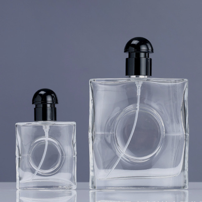 Thickened Empty Square Glass Perfume Bottles 80ml 100ml Multi Scene