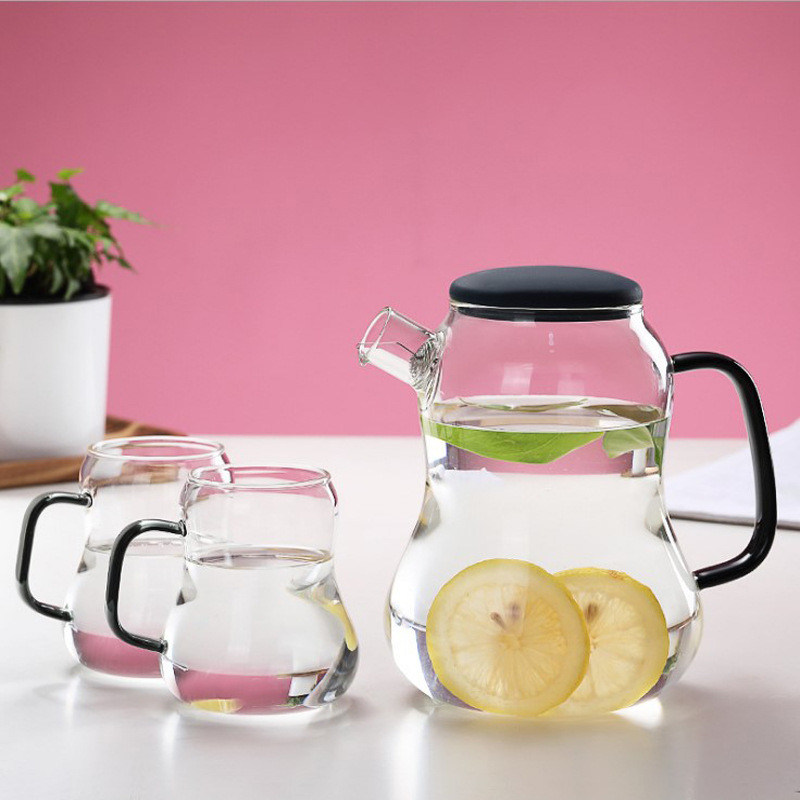 Lidded Thickened Heat Resistant Glassware Sets Glass Kettle Lightweight