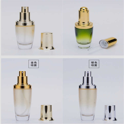 Multifunctional Glass Cosmetic Pump Bottle