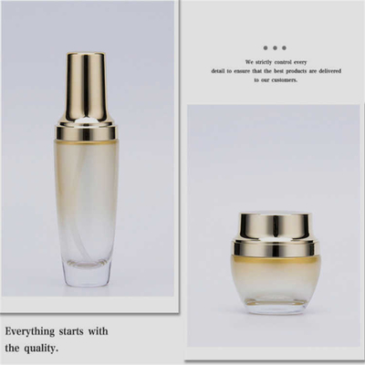 Multifunctional Glass Cosmetic Pump Bottle