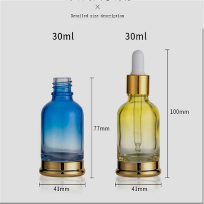 Multi Color Reusable Essential Oil Dropper Bottles Leak Proof Gradient Color