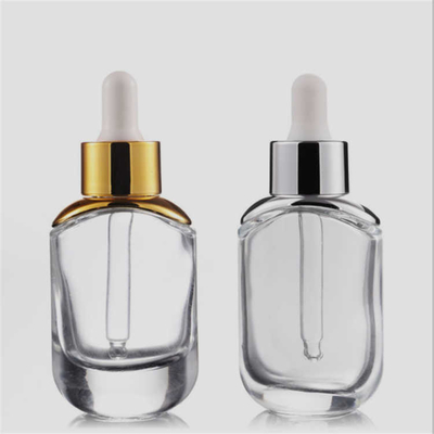 10ml Multifunctional Cosmetic Glass Bottle With Pipette Transparent Odorless