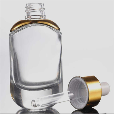 10ml Multifunctional Cosmetic Glass Bottle With Pipette Transparent Odorless