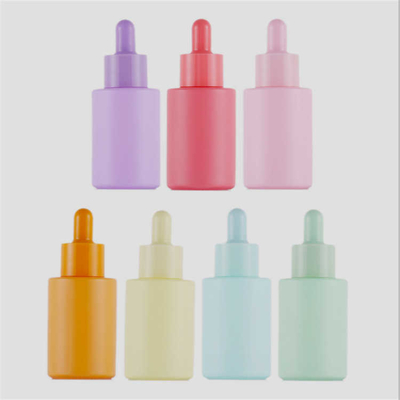 Hard Glass Cosmetic Serum Dropper Bottle , Durable ISO14001 2 Oz Makeup Bottles