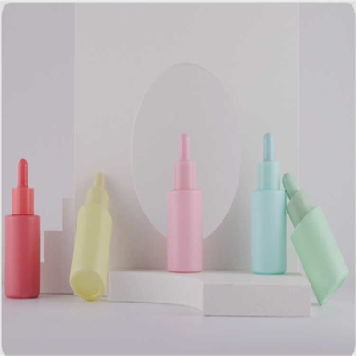 Hard Glass Cosmetic Serum Dropper Bottle , Durable ISO14001 2 Oz Makeup Bottles