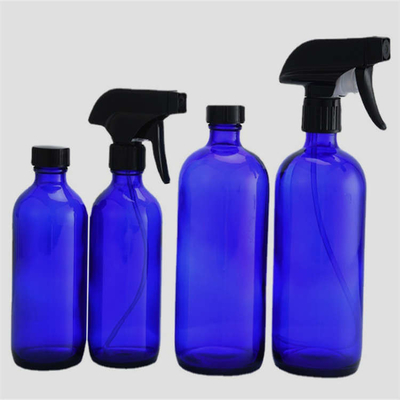 Multifunctional Amber Blue Glass Spray Bottles Thickened 230ML 500ML