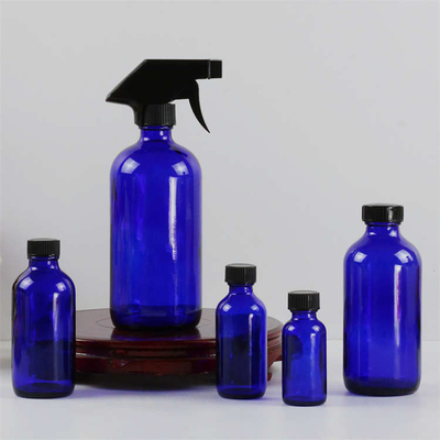 Multifunctional Amber Blue Glass Spray Bottles Thickened 230ML 500ML