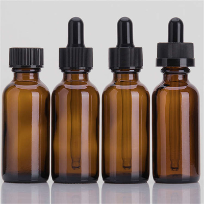 Ultralight Durable Essential Oil Glass Bottles With Dropper 8oz 16oz Odorless