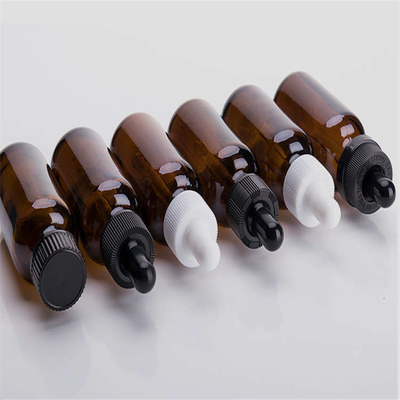 Ultralight Durable Essential Oil Glass Bottles With Dropper 8oz 16oz Odorless