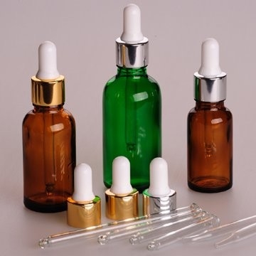 Ultralight Durable Essential Oil Glass Bottles With Dropper 8oz 16oz Odorless