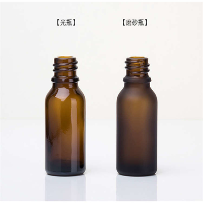 ODM Essential Oil Glass Dropper Bottle , 5ml Frosted Glass Bottles For Essential Oils