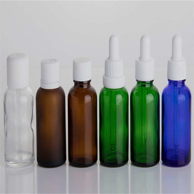 CE 2 Oz Glass Dropper Bottles For Essential Oils multifunctional Portable