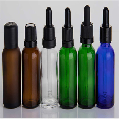 CE 2 Oz Glass Dropper Bottles For Essential Oils multifunctional Portable