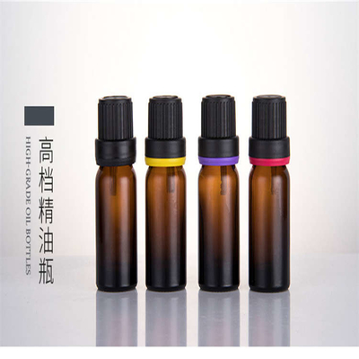 Dustproof Amber Essential Oil Glass Bottles ISO9001 Portable Eco Friendly