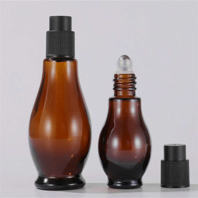 Lightweight Portable Essential Oil Glass Bottles With Roller Ball 30ml 50ml