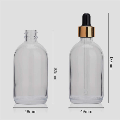 ODM Amber Essential Oil Glass Bottles ISO14001 Multipurpose 30ml 50ml