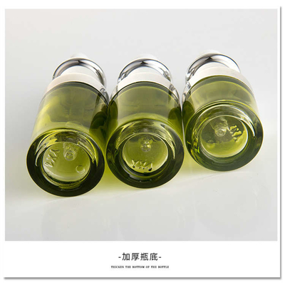 Portable Thickened 100ml Glass Dropper Bottles , Durable Serum Bottle With Dropper