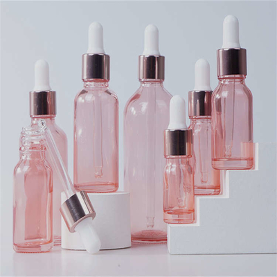 Washable Odorless Glass Bottle With Pipette , Leakproof Glass Dropper Bottles 100ml