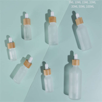 Sturdy 30ml Frosted Glass Dropper Bottles