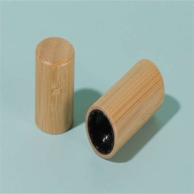 Hard Roll On Bamboo Dropper Bottle For Perfume Eco Friendly Non Toxic