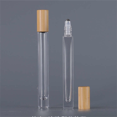 Ultralight Roller Bamboo Dropper Bottle With Lid Sturdy Environmentally Friendly
