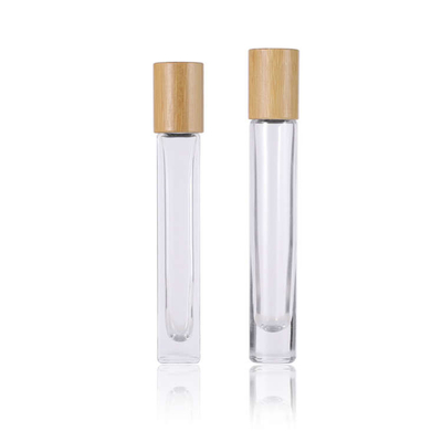Ultralight Roller Bamboo Dropper Bottle With Lid Sturdy Environmentally Friendly