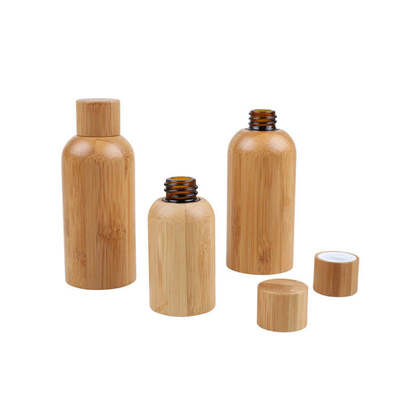 Practical Bamboo Containers For Cosmetics
