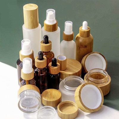 Practical Bamboo Containers For Cosmetics