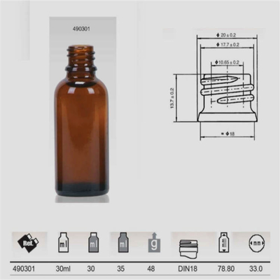 Leakproof Hard Pharmaceutical Glass Packaging , CE Glass Vials For Pharmaceutical Use