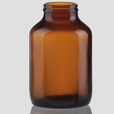 Thickened Amber Round Glass Bottles For Pharmaceutical Use Durable 30ml-500ml