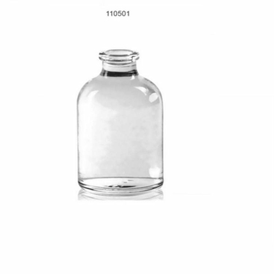 Washable Boston Round Pharmaceutical Glass Bottles For Liquid Medicine Amber Portable