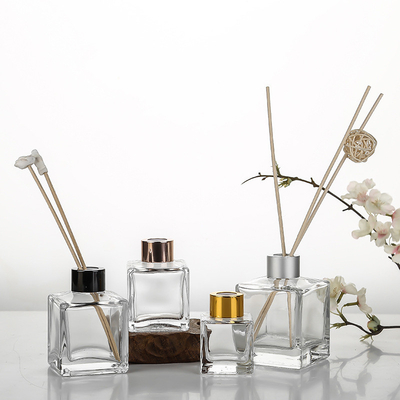 Portable Empty Diffuser Glass Bottles 50ml 100ml Odorless ISO9001 Fashionable