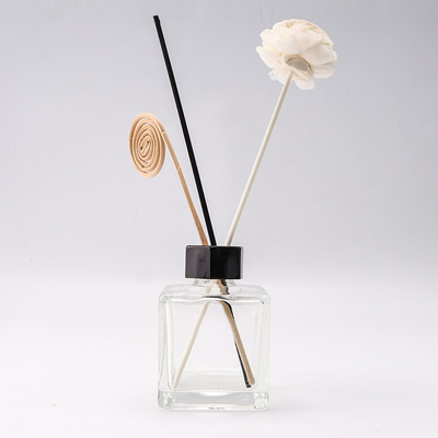 Thickened Square Reed Diffuser Glass Bottles Multifunctional Lightweight