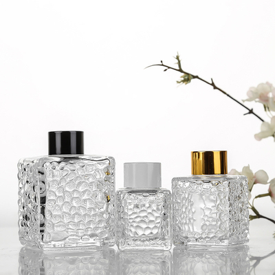 Multifunctional Square Diffuser Glass Bottles Sturdy 50ml 80ml 200ml