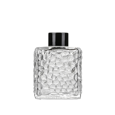 Multifunctional Square Diffuser Glass Bottles Sturdy 50ml 80ml 200ml