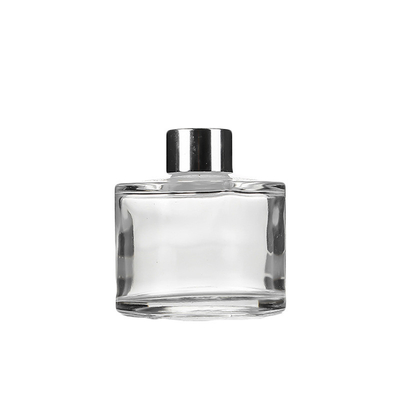 Lidded Round Diffuser Glass Bottles Ultralight Reusable 50ml 100ml 150ml