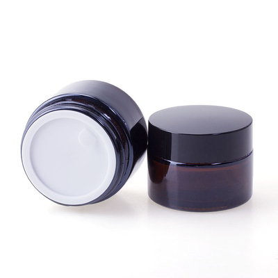 Durable Empty Makeup Cosmetic Cream Containers Ultralight Odorless Glass