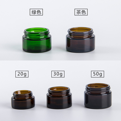 Odorless Empty Face Cosmetic Cream Containers 30g 50g ISO9001 Lidded