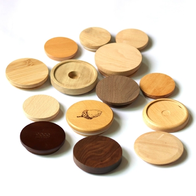 Frosted Ultralight Bamboo Glass Cosmetic Jar , Lidded Body Cream Packaging Containers
