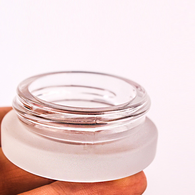 Frosted Empty Cosmetic Cream Containers For Homemade Beauty Products Sturdy