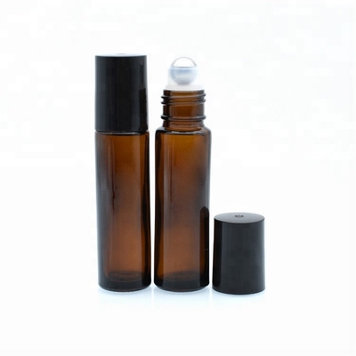 Lidded Empty Roll On Bottles For Essential Oils Reusable Leakproof